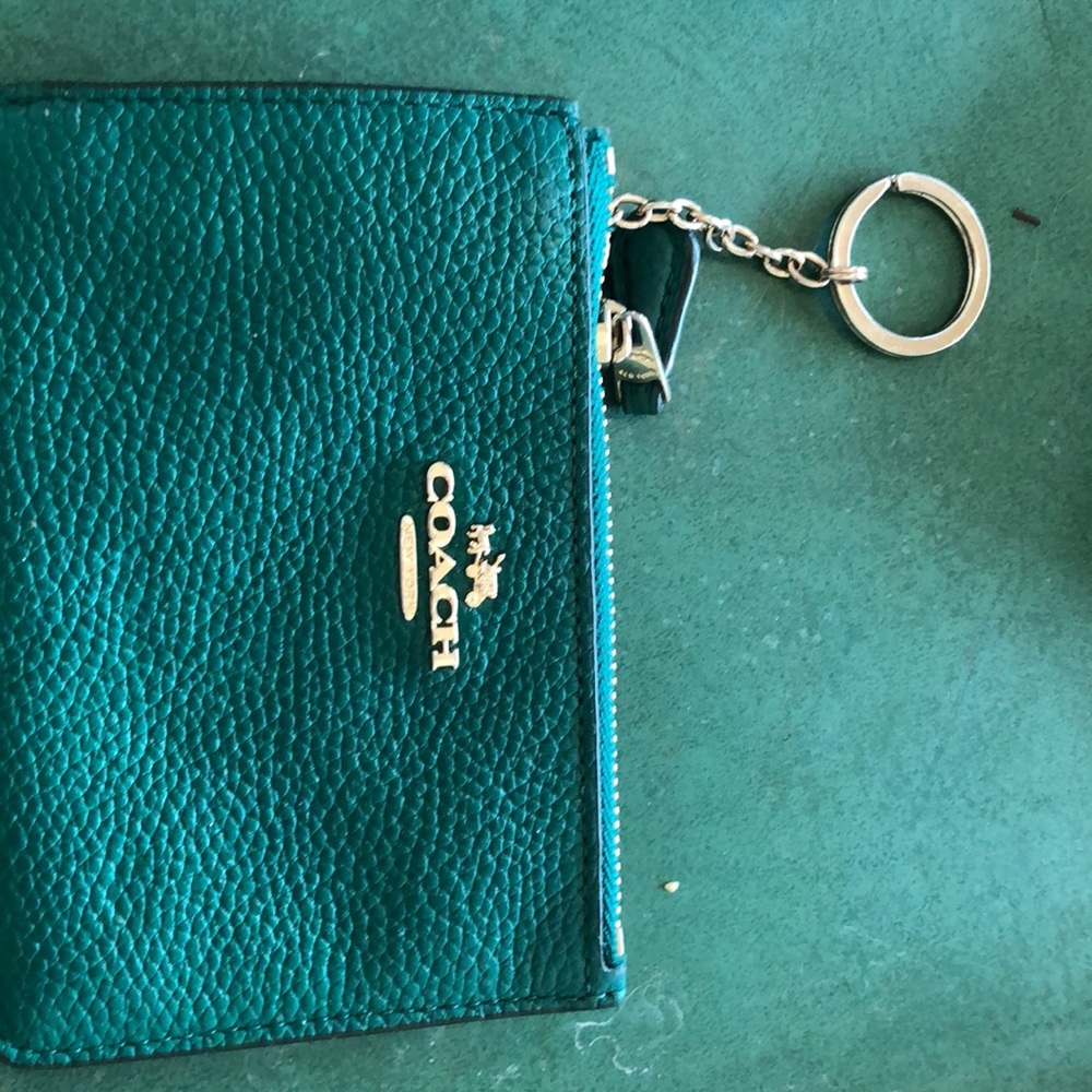 Green Coach Coin Purse